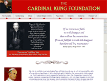Tablet Screenshot of cardinalkungfoundation.org